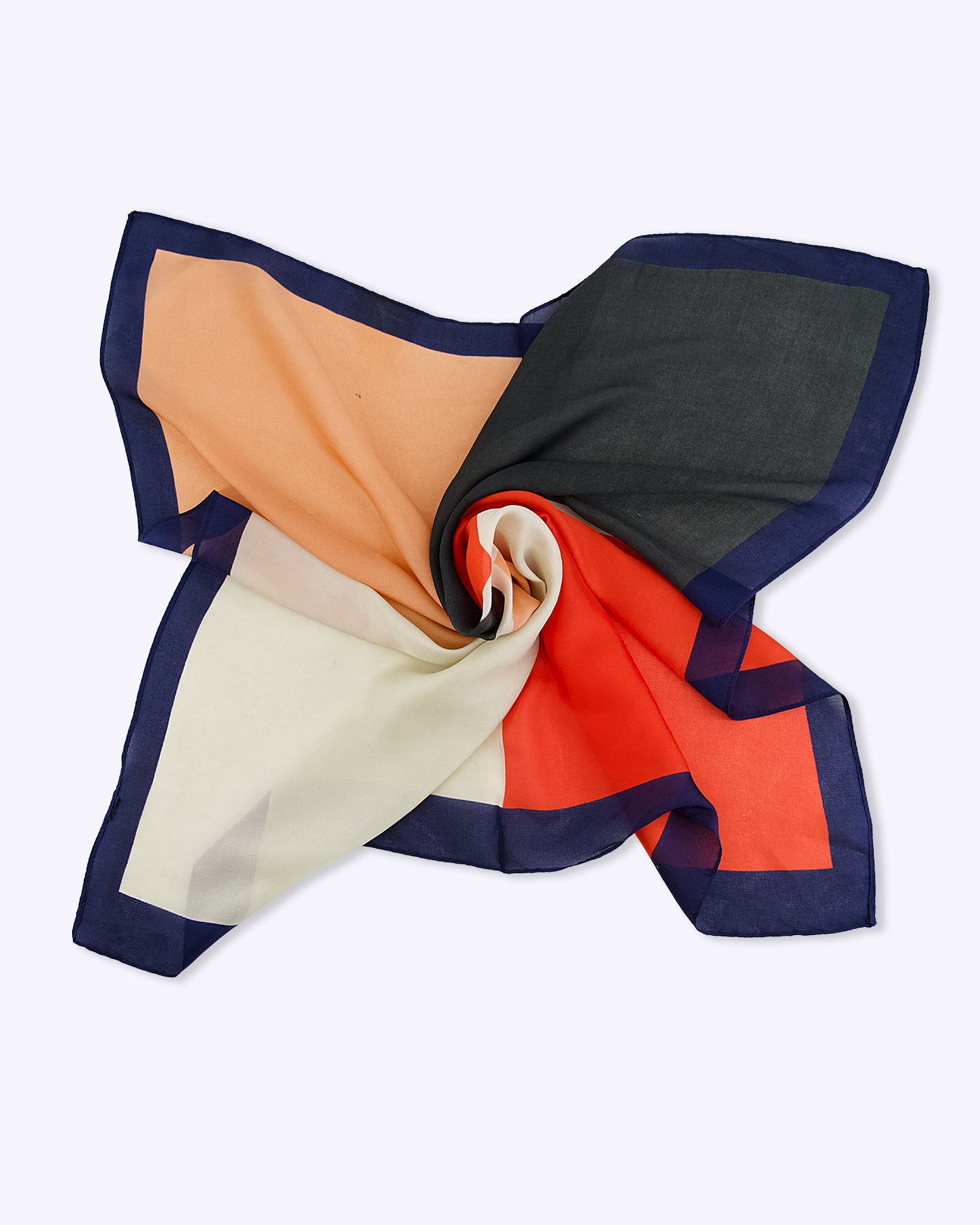 Color Block Bandana Scarf