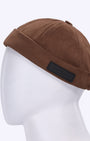 Suede Docker Caps - Brown