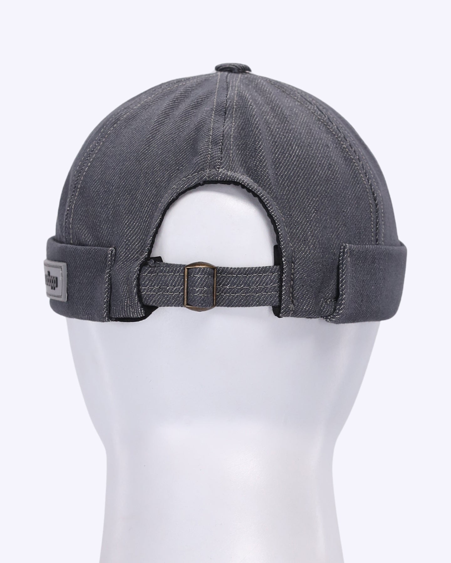 Denim Docker Cap - Grey