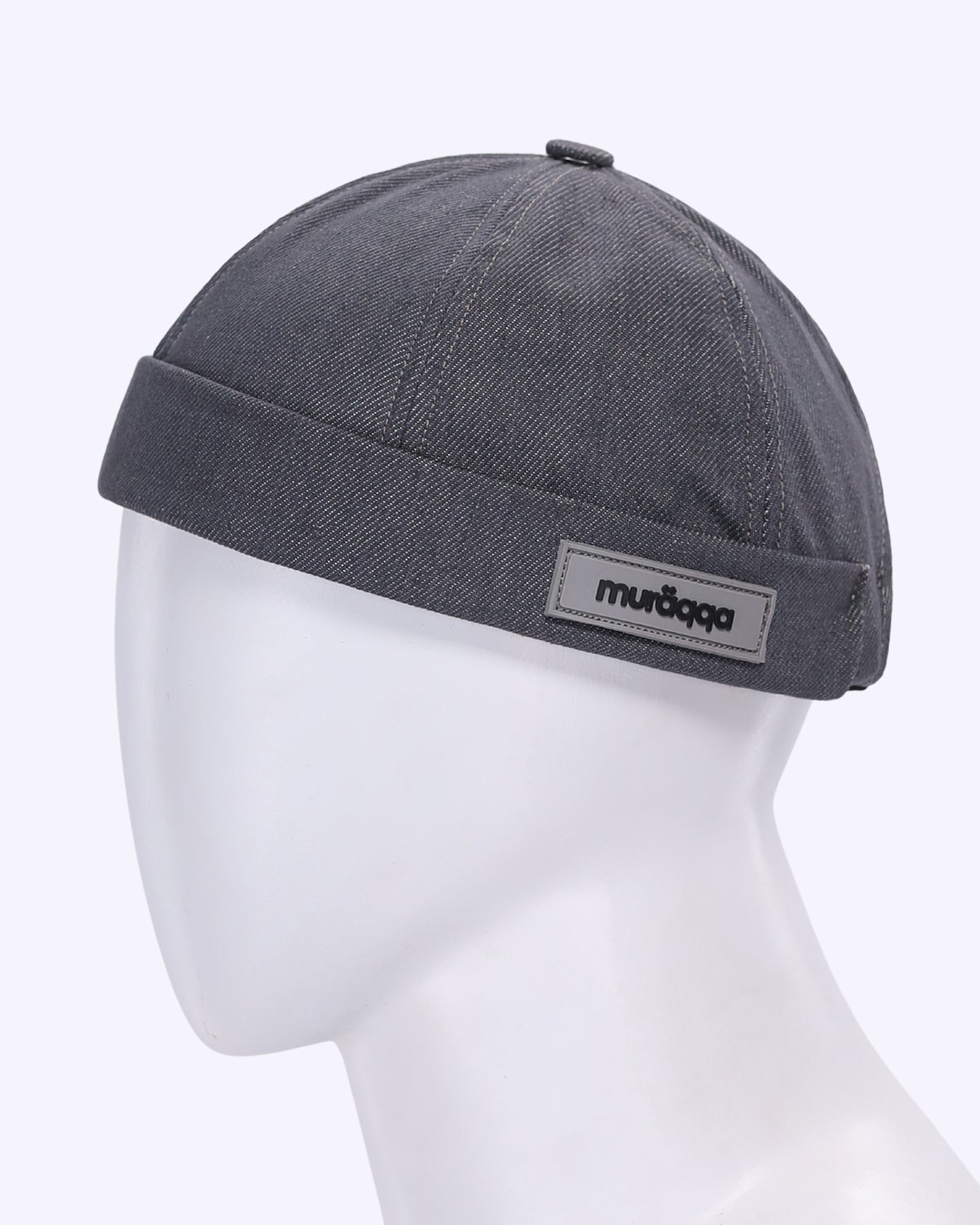 Denim Docker Cap - Grey