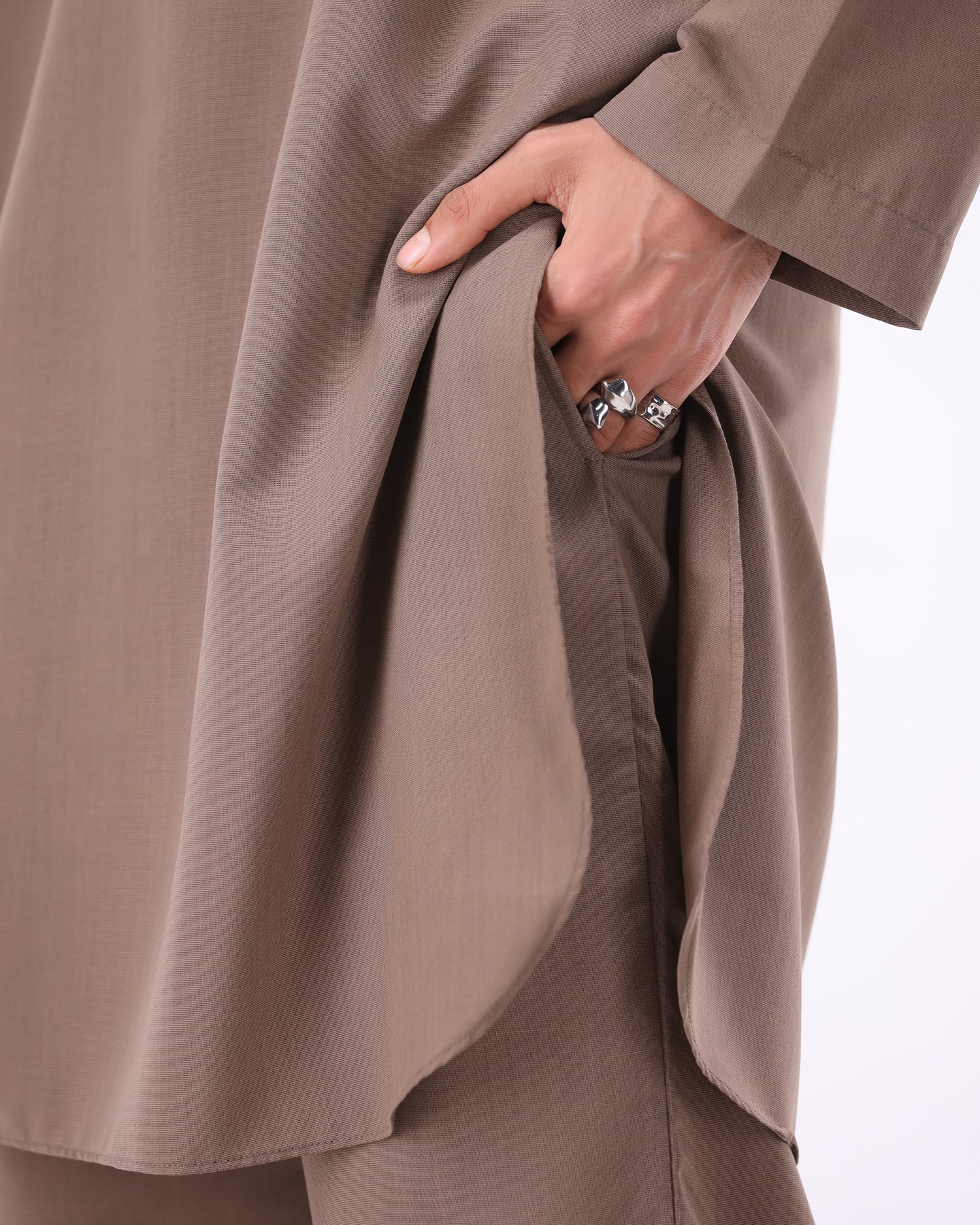 Nomad Hoodie Kurta Set – Earth