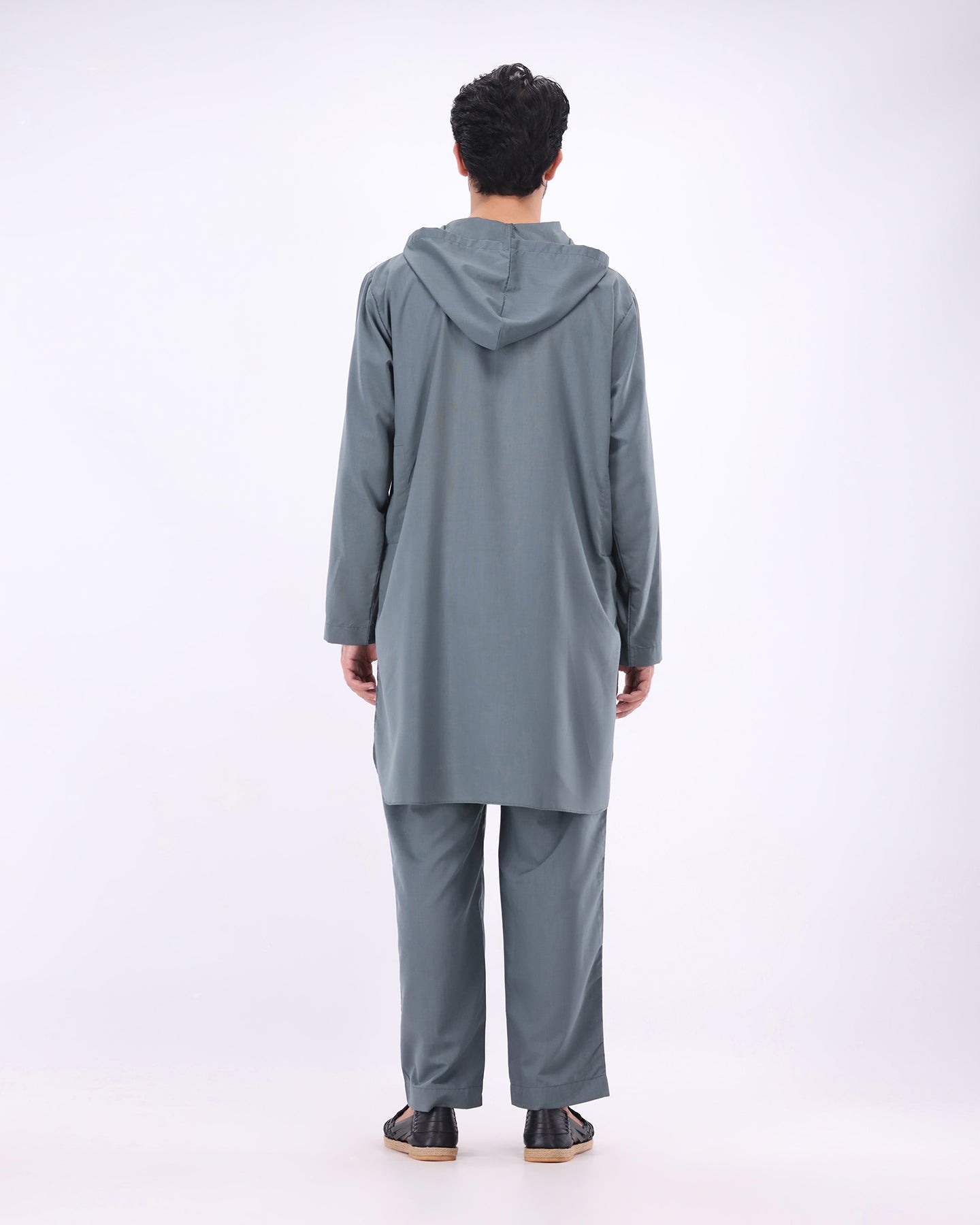 Nomad Hoodie Kurta Set – Teal