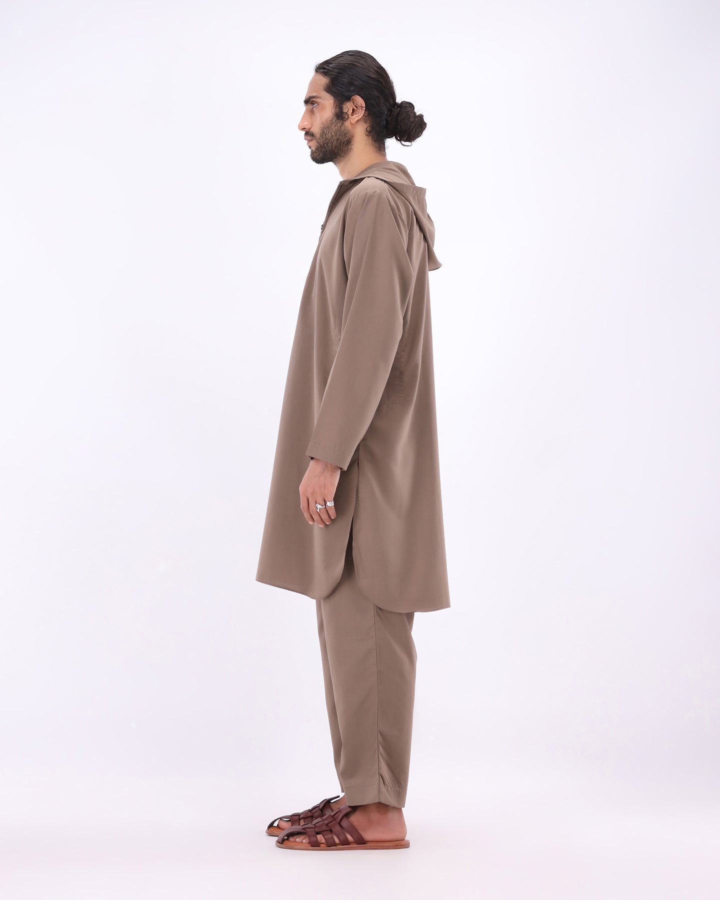 Nomad Hoodie Kurta Set – Earth