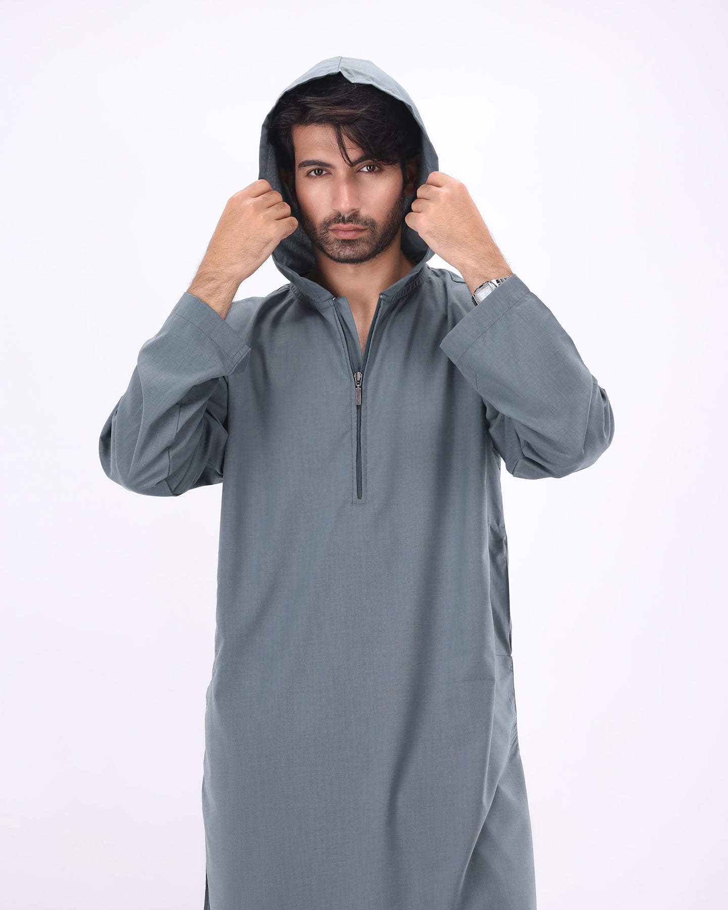 Nomad Hoodie Kurta Set – Teal