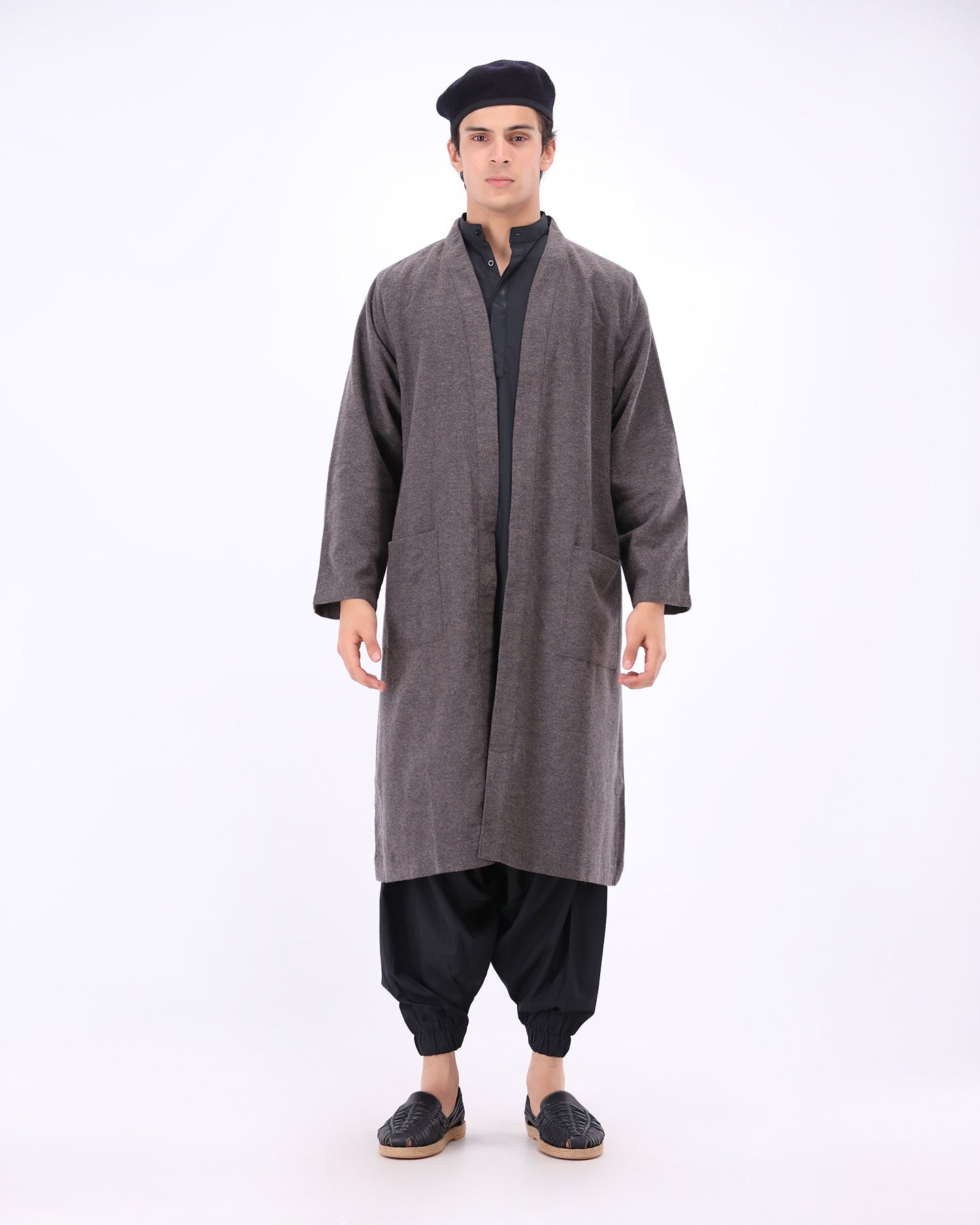 Wanderer Drape - Charcoal Grey