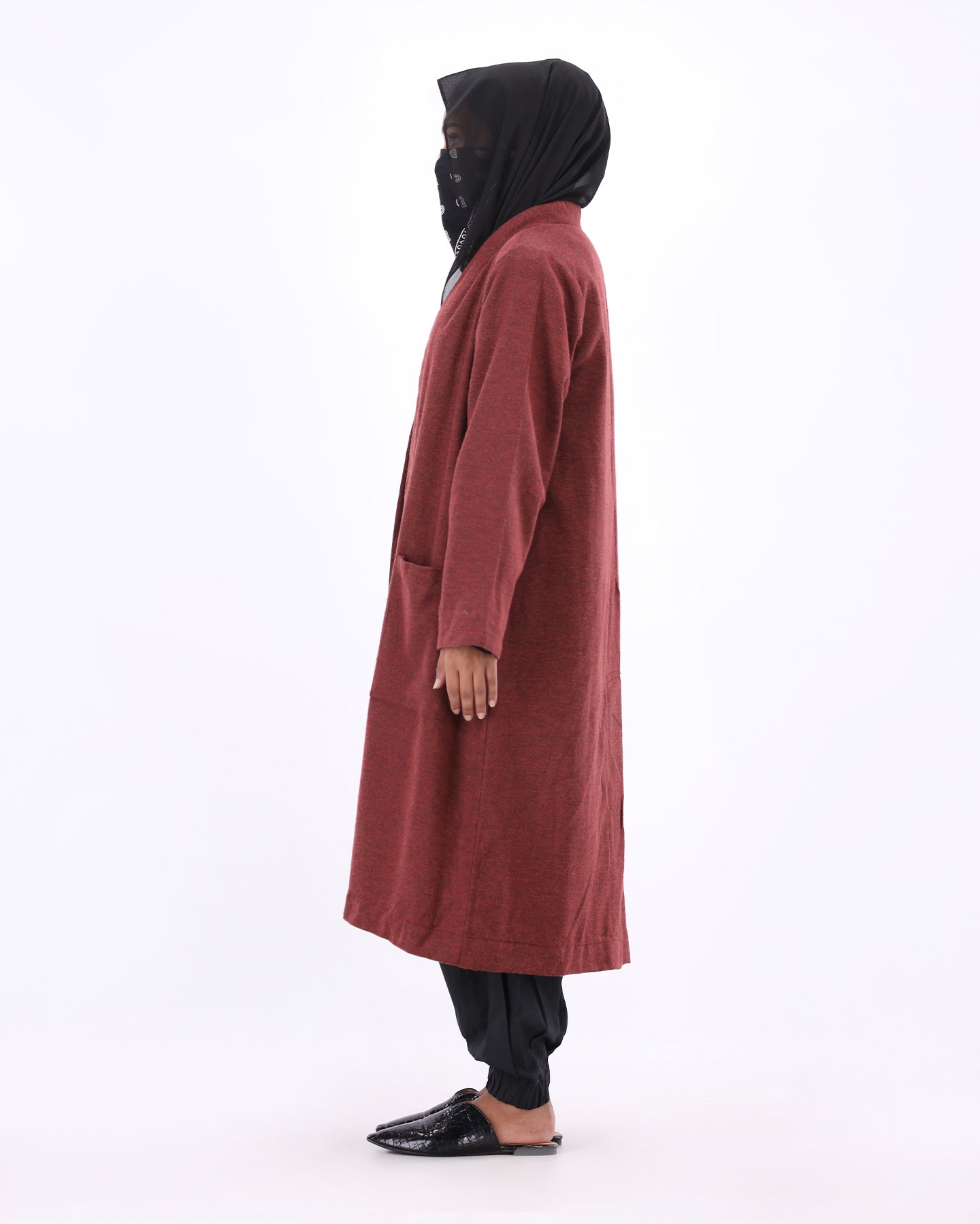 Wanderer Drape - Maroon