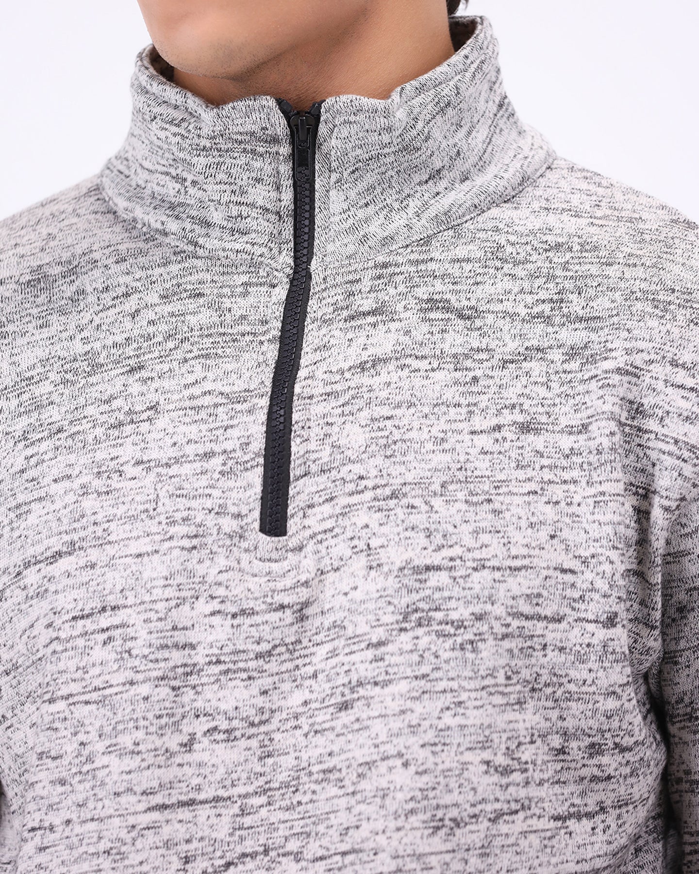 Milano Mock Neck Shirt - White