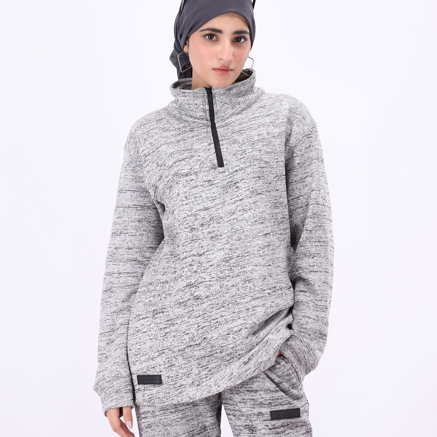 Milano Mock Neck Shirt - White