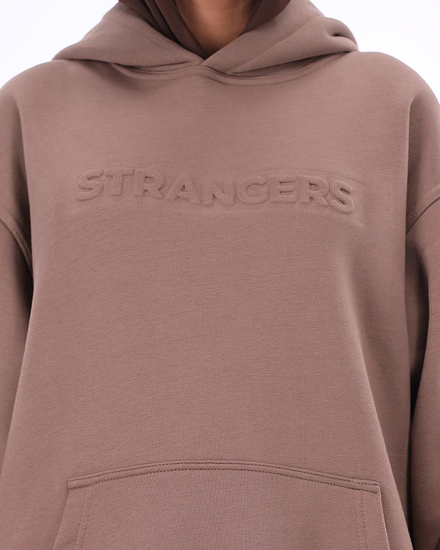 Strangers Hoodie - Sand Brown