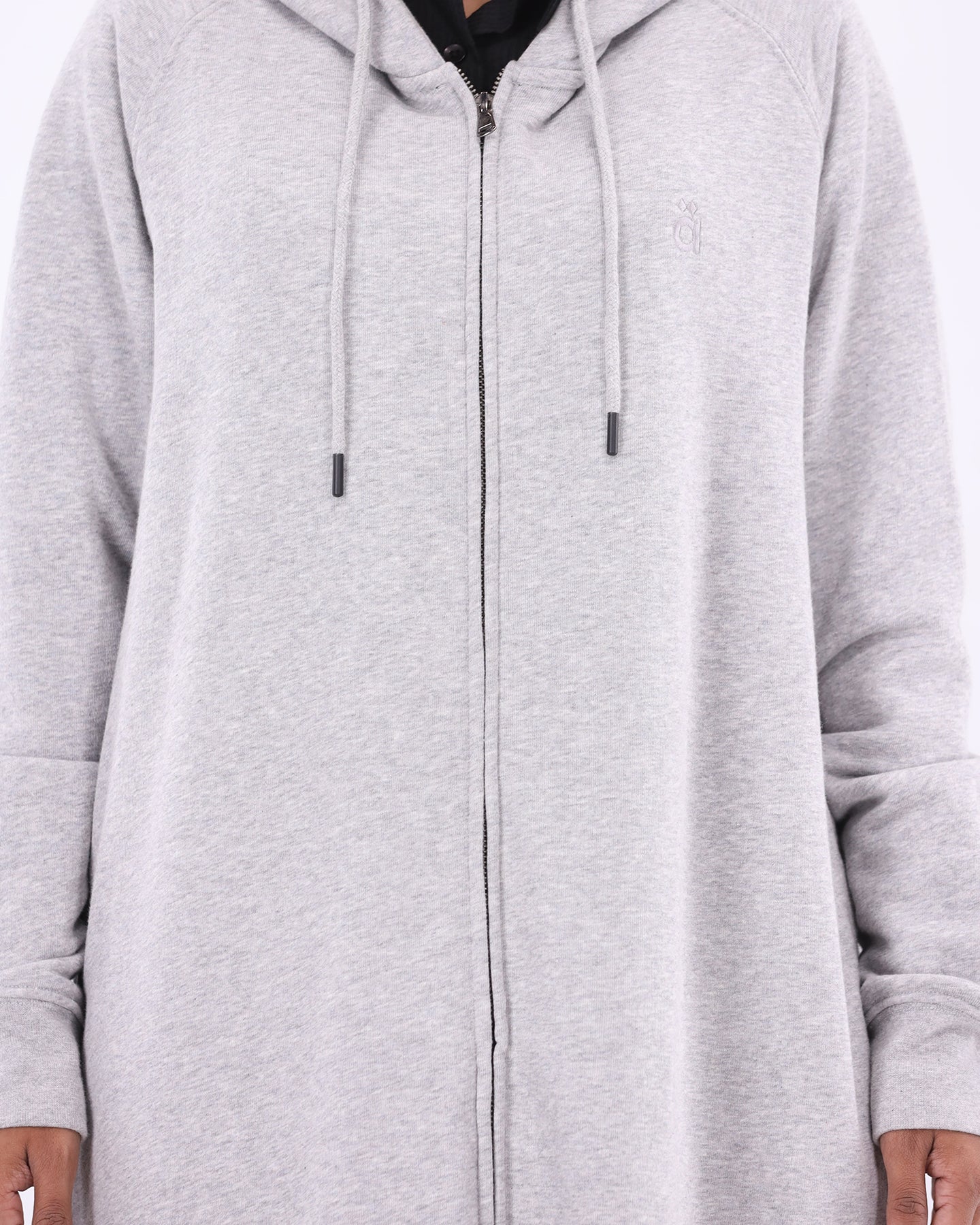 Halo Zipper - Heather Grey
