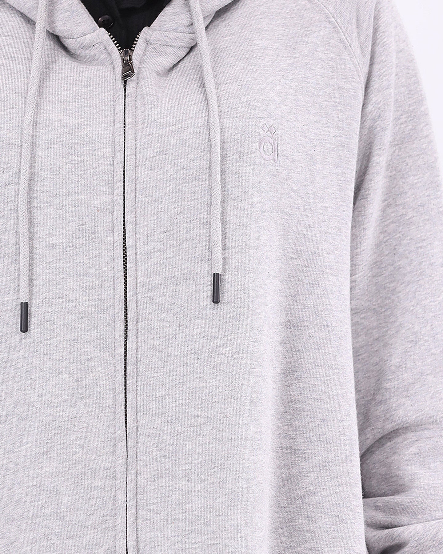 Halo Zipper - Heather Grey