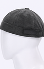 Denim Docker Cap - Charcoal Black