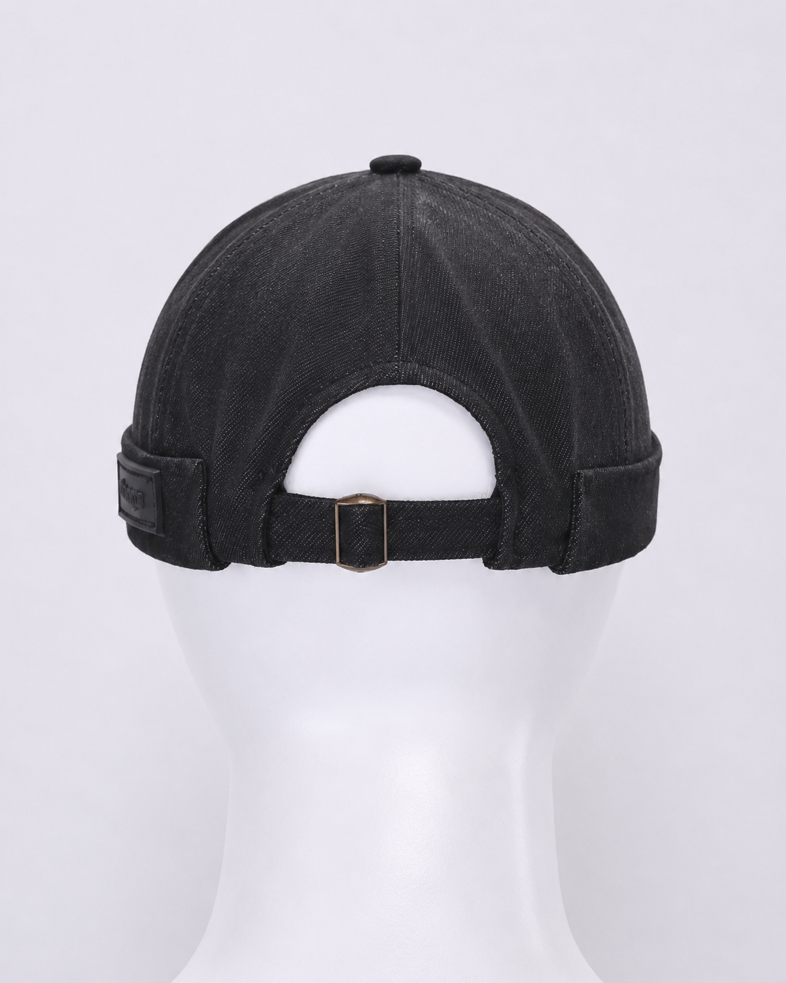 Denim Docker Cap - Charcoal Black