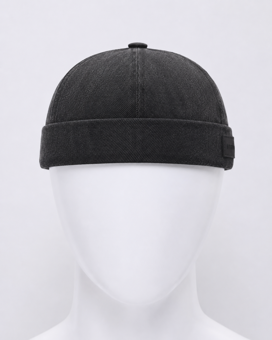 Denim Docker Cap - Charcoal Black